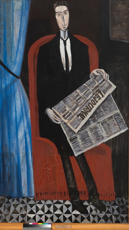 L’homme au Journal Chevalier, Andre Derain, 1911-1914